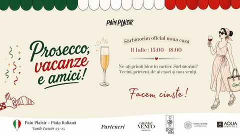 Prosecco, vacanze e amici! Cum arată o casă nouă când o umpli cu vecini