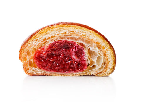 Croissant cu Zmeură