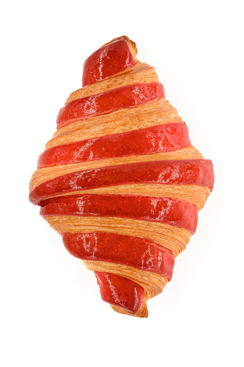 Croissant cu Zmeură