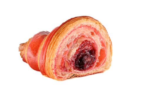 Croissant cu Zmeură