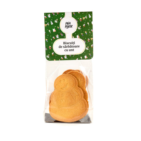Punguță biscuiți Om de Zăpadă