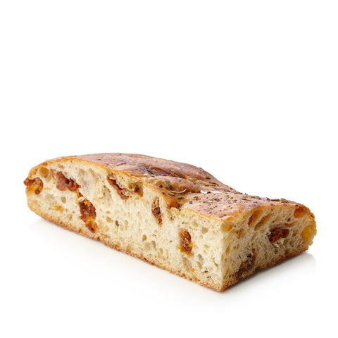 Focaccia cu Măsline şi Roşii uscate