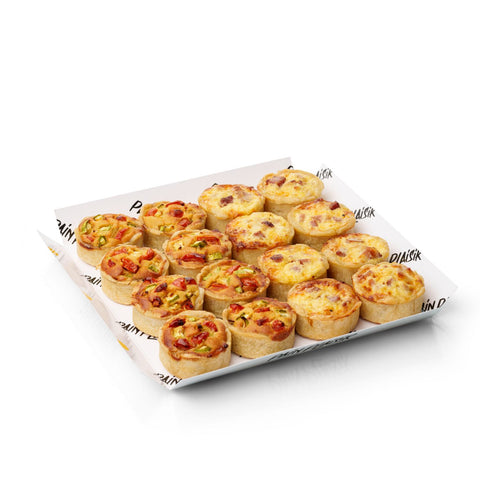 Platou 16 Mini Quiche