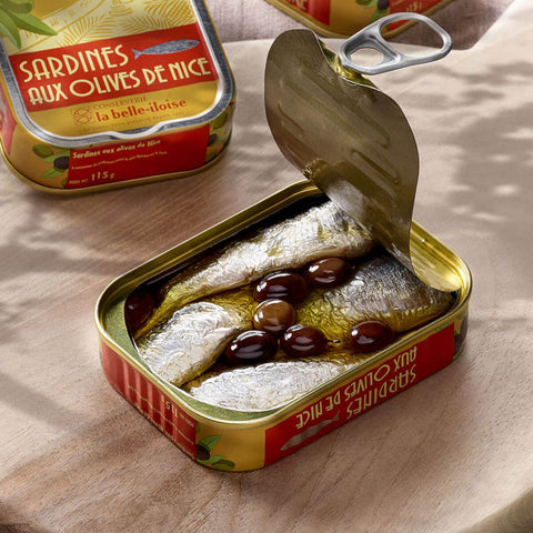 Sardine La belle Iloise cu măsline de la Nisa