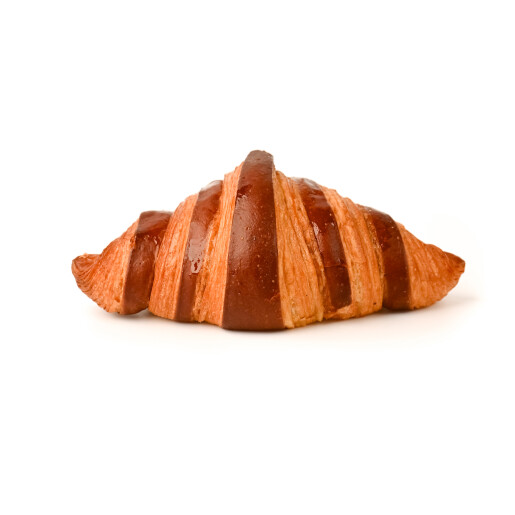 Croissant cu cremă de ciocolată și alune de pădure