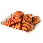 Platou mini croissant umplut 