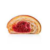 Croissant cu zmeură 