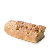 Focaccia măsline şi roşii uscate bucată 250 grame